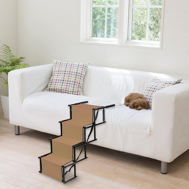 Hunderampe,Haustiertreppe,Hundetreppe Auto Klappbar,Hundetreppe für kleine und Grosse Hunde,Gelenksc