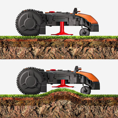 WORX Landroid M WR141E Mähroboter/Akkurasenmäher für kleine Gärten bis 500 qm/Selbstfahrender Rasenm