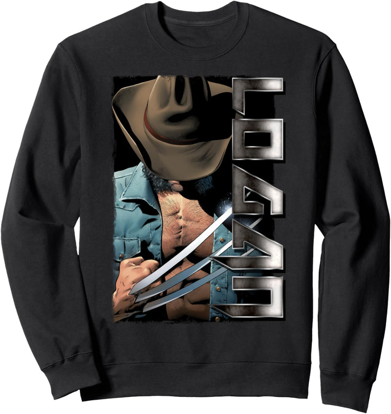 Marvel X-Men Wolverine Old Man Logan Profile Sweatshirt