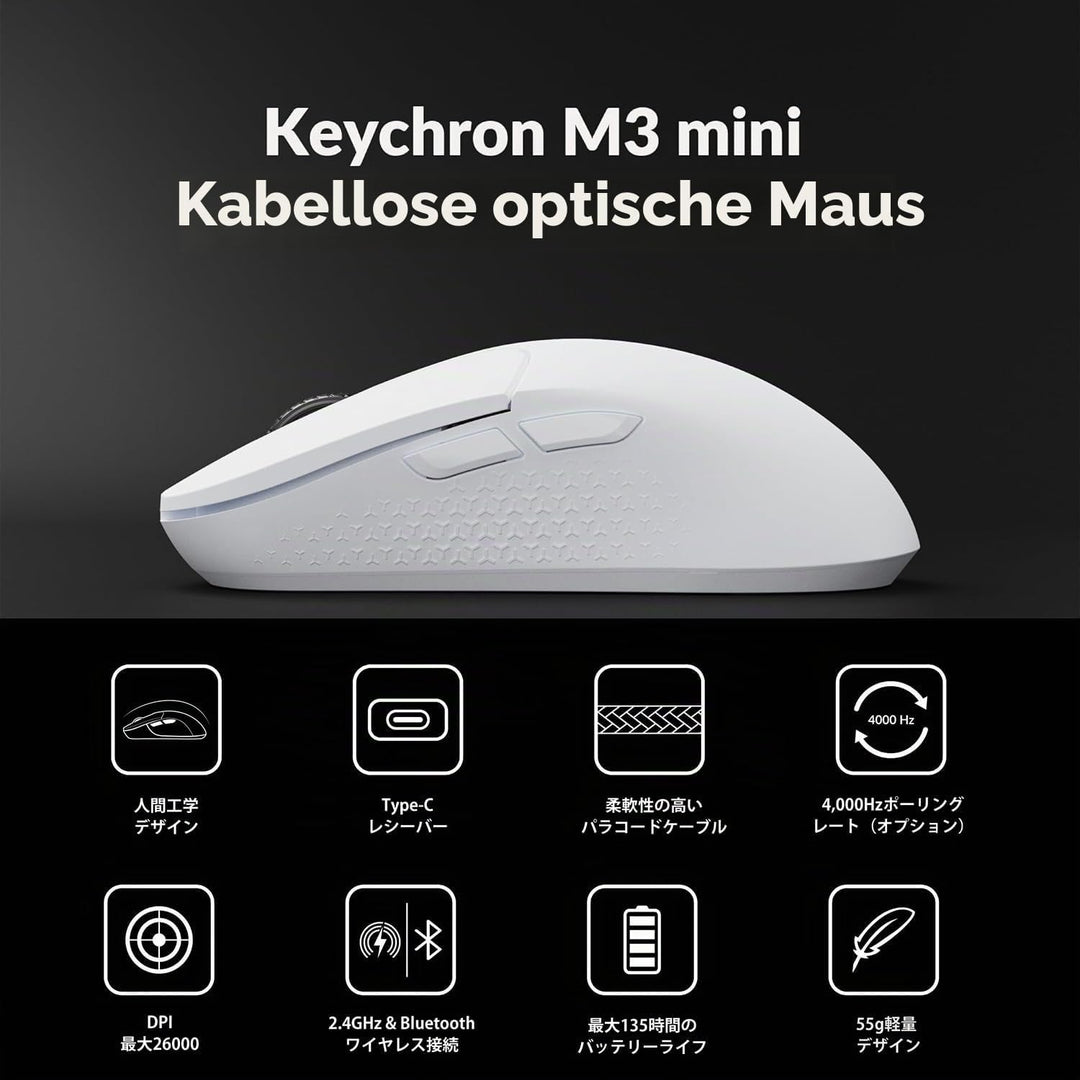 Keychron M3 Mini Wireless wh (weiss)