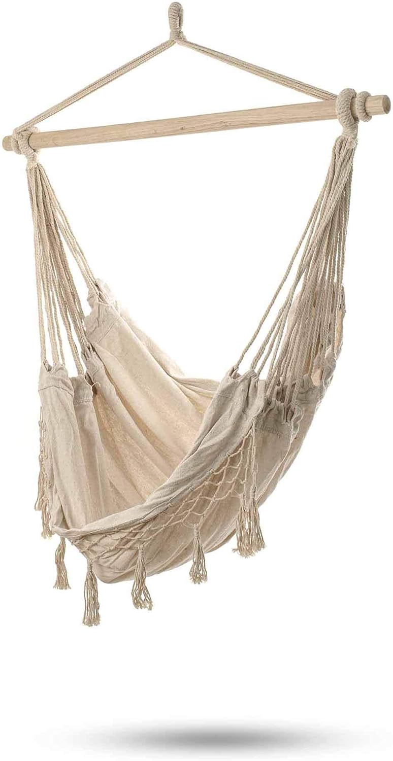 ikonka, Outdoor Hängesessel für Terrasse Hof Garten Outdoor Backpacker Camping Garten und Reisen Wei