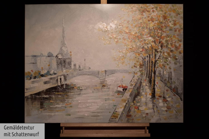KunstLoft Leinwandbild | 100% HANDGEMALT | 100x75cm | Gemälde &