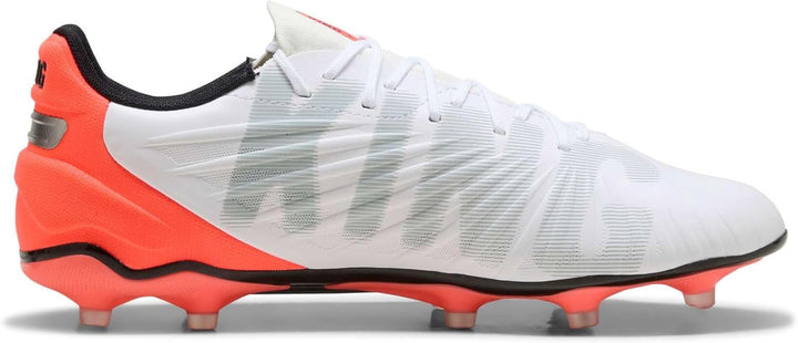 PUMA Damen King Ultimate Fg/Ag WN's Leichtathletik-Schuh 41 EU Puma White Puma Silver Glowing Red, 4