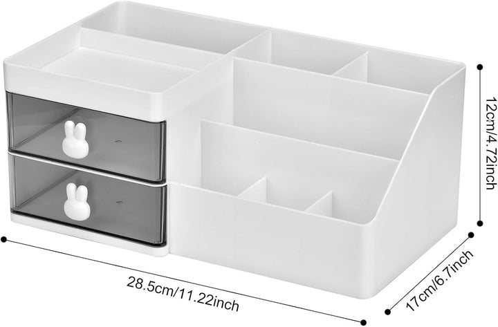 Make Up Organizer Kosmetik Aufbewahrungsbox Schminktisch Kosmetik Organizer mit Schublade, Make-up S
