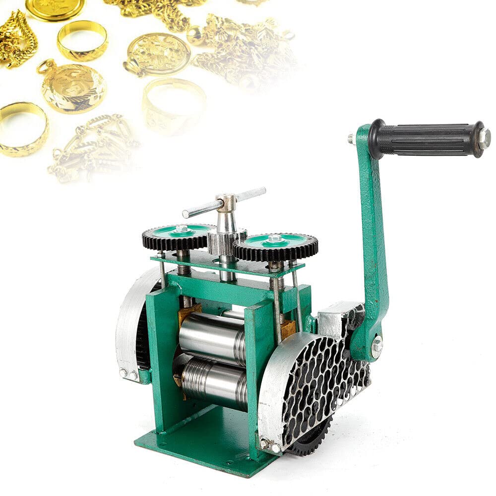 Schmuck Tablettierungs Kombinationswalzwerk 85mm Manuelle Walzwerk Kombination Manuell Tablettierung