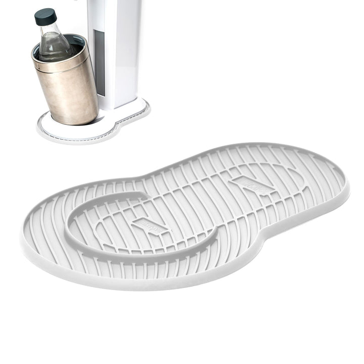 Mixcover weisse Silikonmatte für Sodastream Crystal kompatibel mit sodastream crystal 2.0, sodastrea