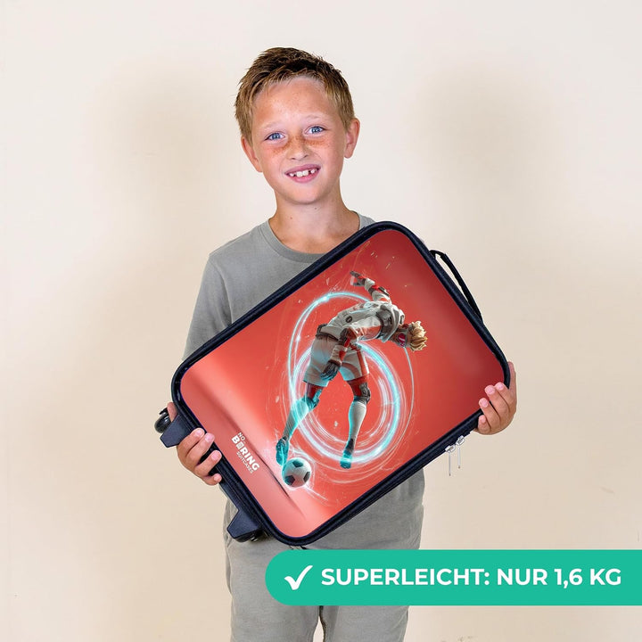 NoBoringSuitcases.com® Kinderkoffer Klein Reise Trolley 48x31x19 cm Reisekoffer Kleiner Kinder Koffe