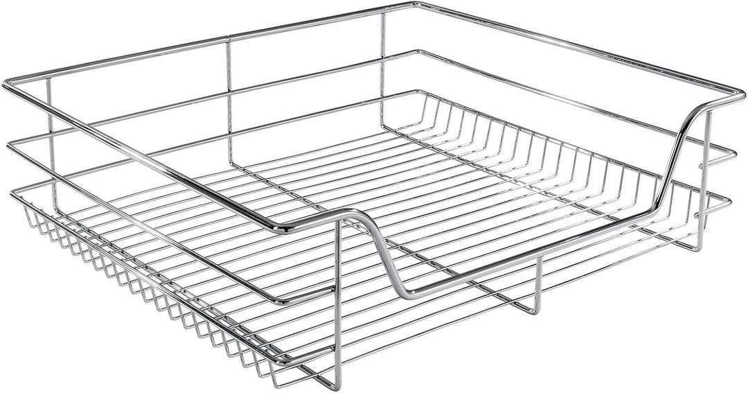 Arebos 2X 60 cm Teleskopschublade Küchenschublade Korbauszug Schrankauszug Schlafzimmerschublade