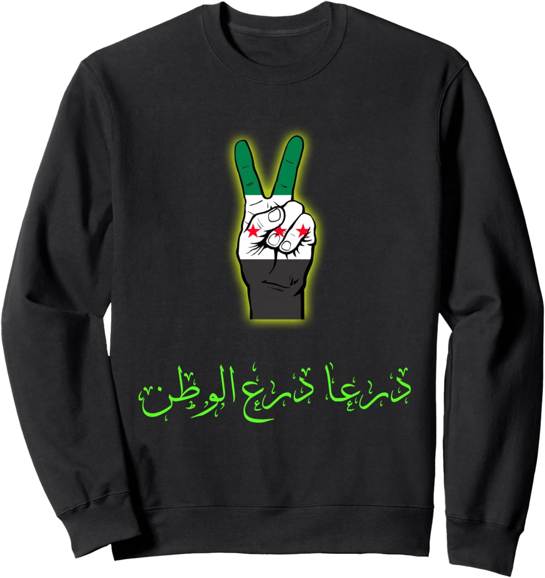 Syrien-Flagge, Freie Syrien-Flagge, Daraa City. Sweatshirt