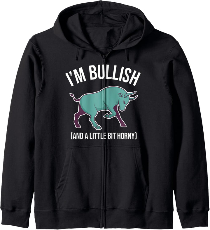 Lustiges Börse Aktie Trader Investor Anleger I Bulle Bullish Kapuzenjacke