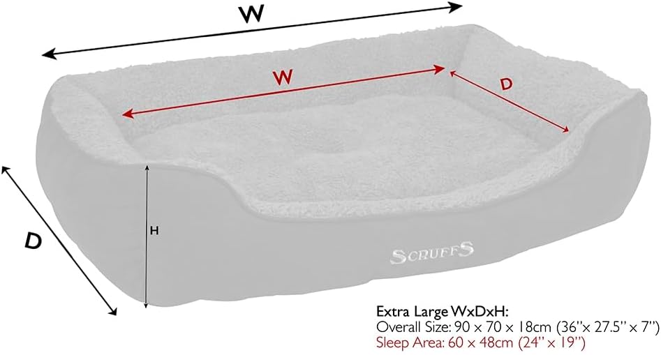 Scruffs Comfortabele Hondenmand in Grijs