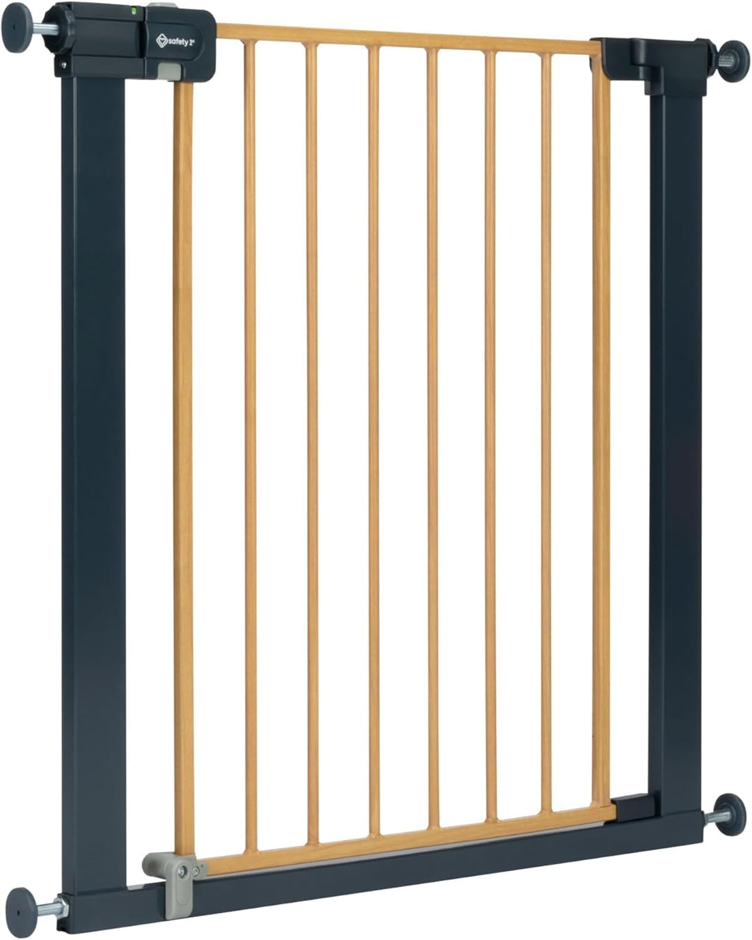 Safety 1st Easy Close Metal Gate, Treppenschutzgitter ohne Bohren, 73–80 cm (bis 108 cm erweiterbar)