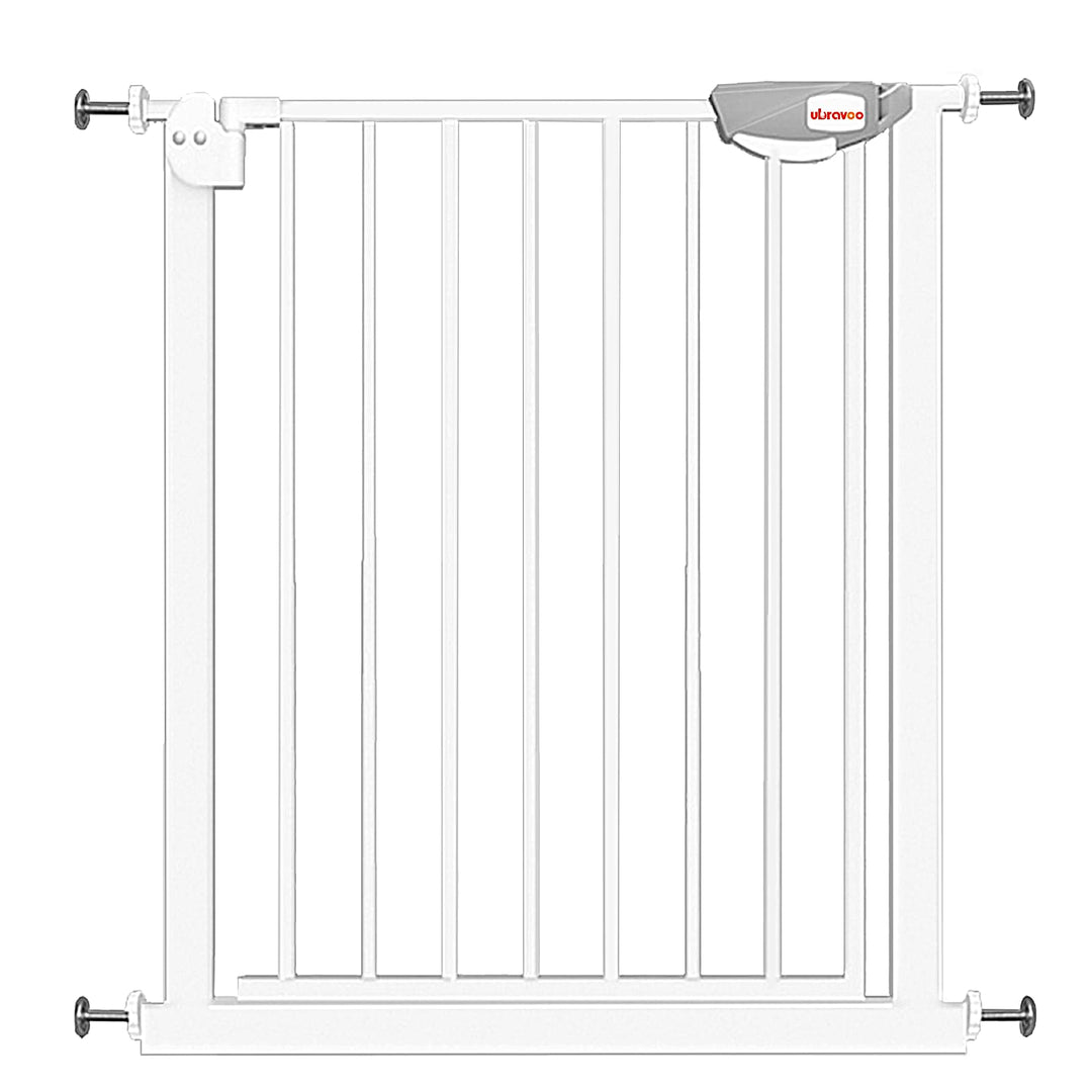 UBRAVOO Babygitter für Türen und Treppen, Höhe 100 cm, Sicherheits-Haustiergitter, Spannungstyp,auto