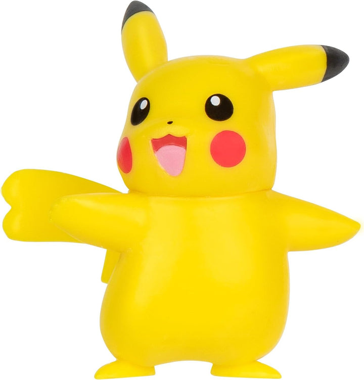 Pokémon PKW3056 Battle Figure Set-Lichtel, Pikachu, Flegmon, Lichtel, Pikachu, Flegmon