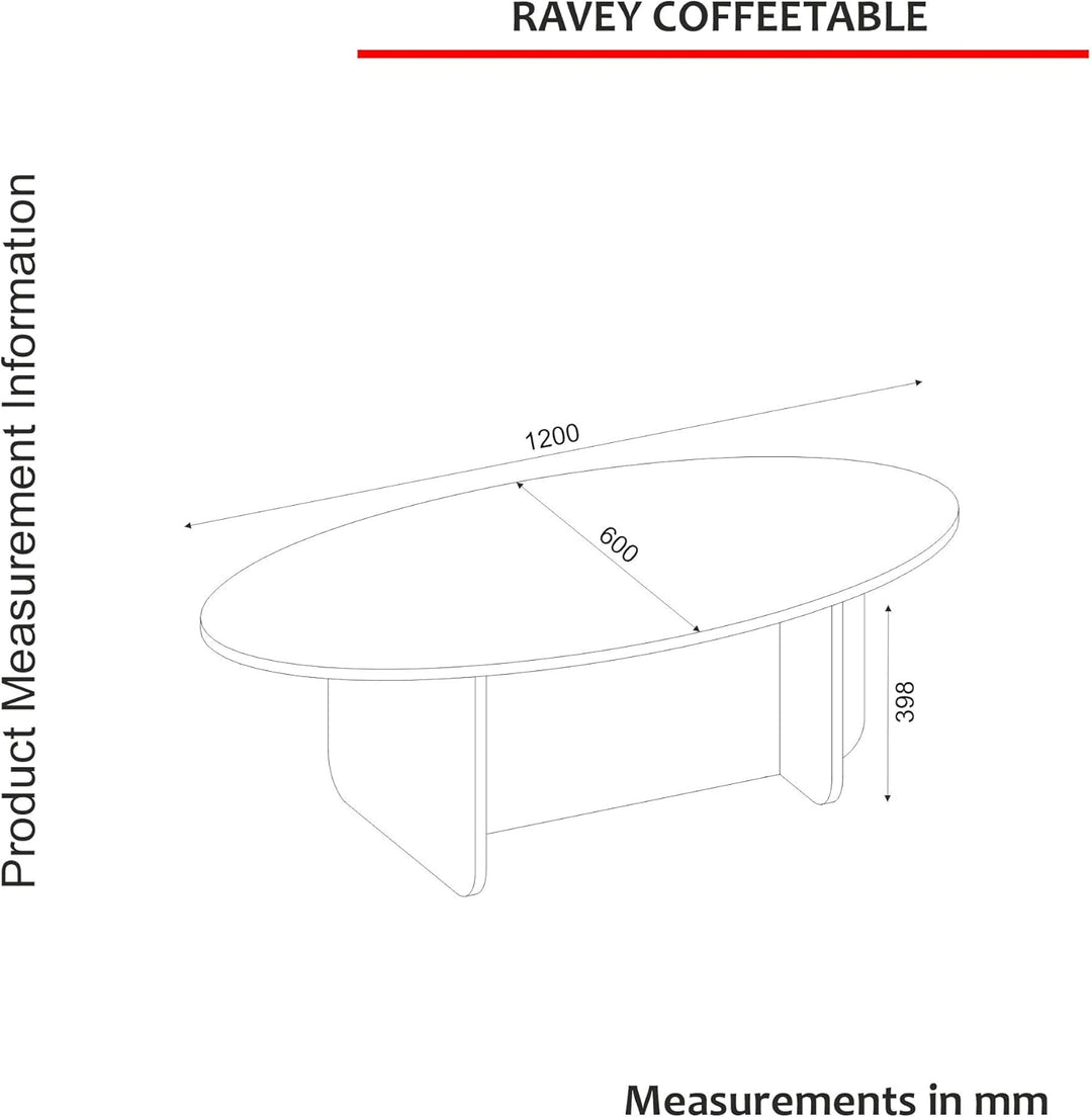 moebel17 Couchtisch Luminous Ratan 120x60 cm (Walnuss), Walnuss