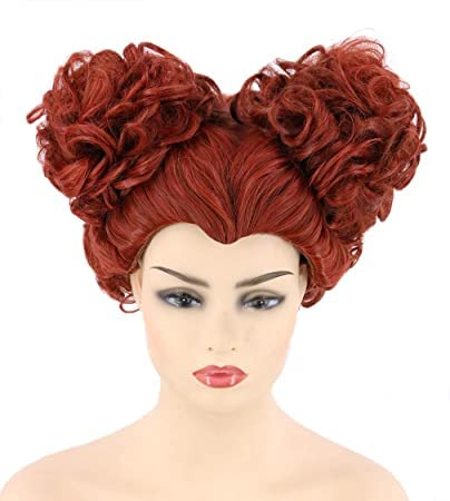 LeMarnia Winifred Sanderson Perücke Rotbraune Hexen perücke Halloween-Kostümperücke