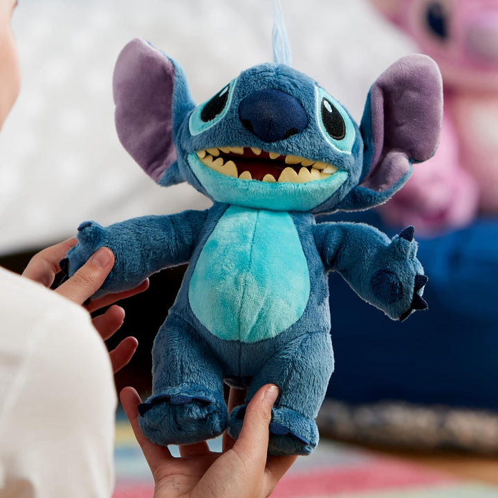 Disney Store Offizielles stehendes Kuscheltier Stitch, Lilo & Stitch, 22 cm, Kuscheltier für interga