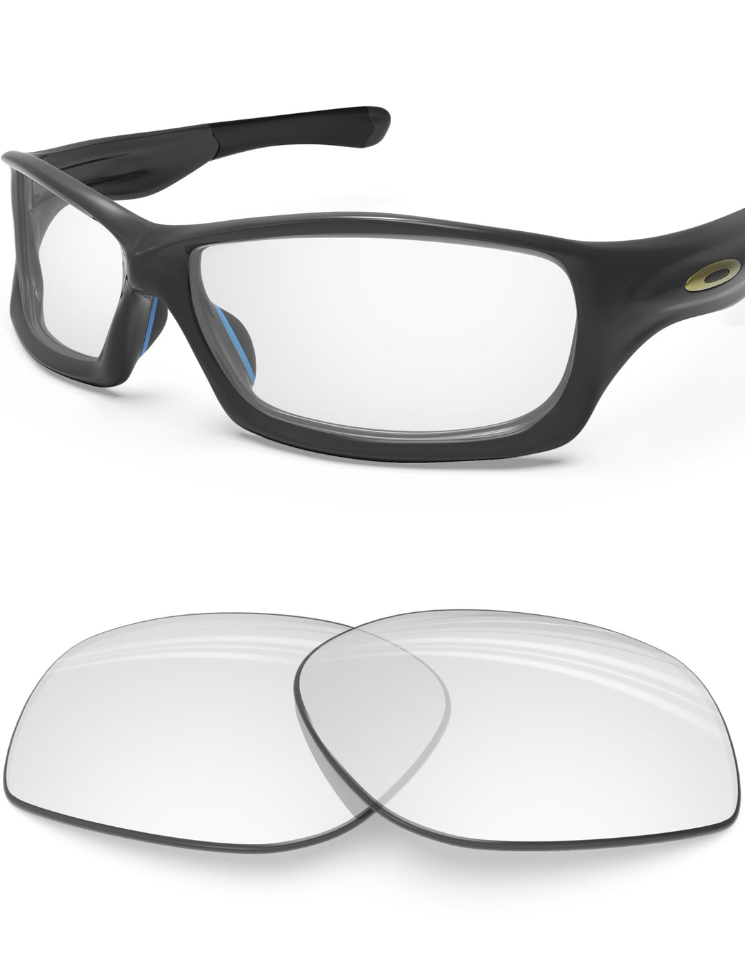 BlazerBuck Anti-salz Polarisierte Ersatzgläser für Oakley Pit Bull OO9127 Hd Klar, Hd Klar