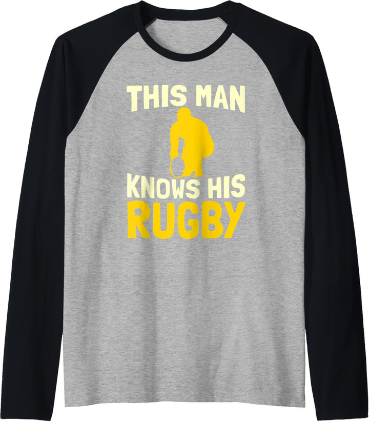 Herren Rugby Spieler - Rugger Rugby Raglan