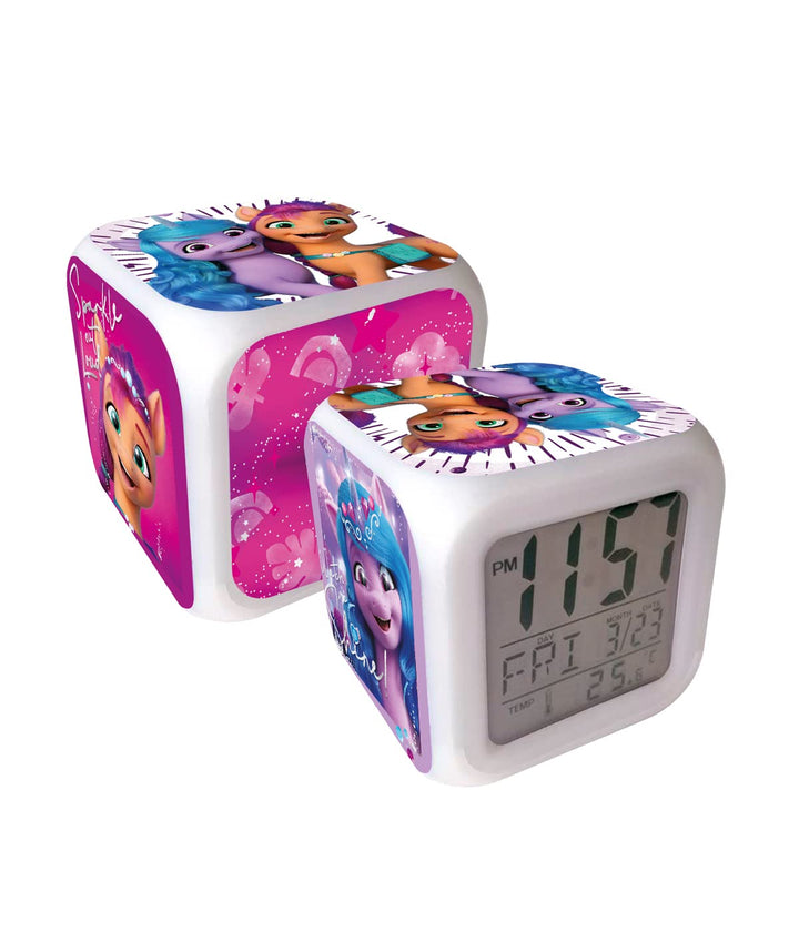 Joy Toy Little Pony - The Movie 2 Würfel-Wecker 8x8x8 cm, 42671, Bunt, klein