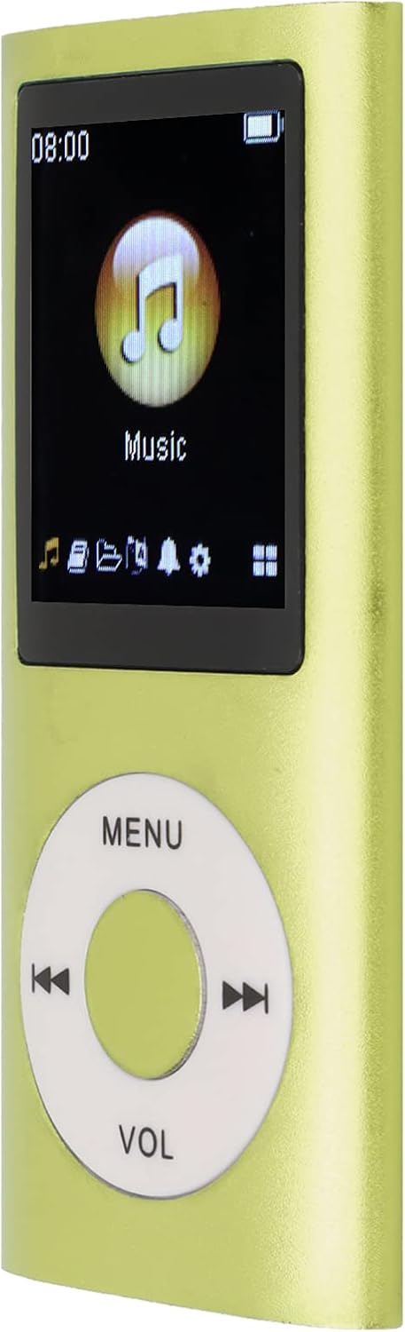 MP3 -Player, Stilvoller Multifunktional Verlustfreier Sound Schlank 1,8 -Zoll -LCD -Bildschirm Tragb