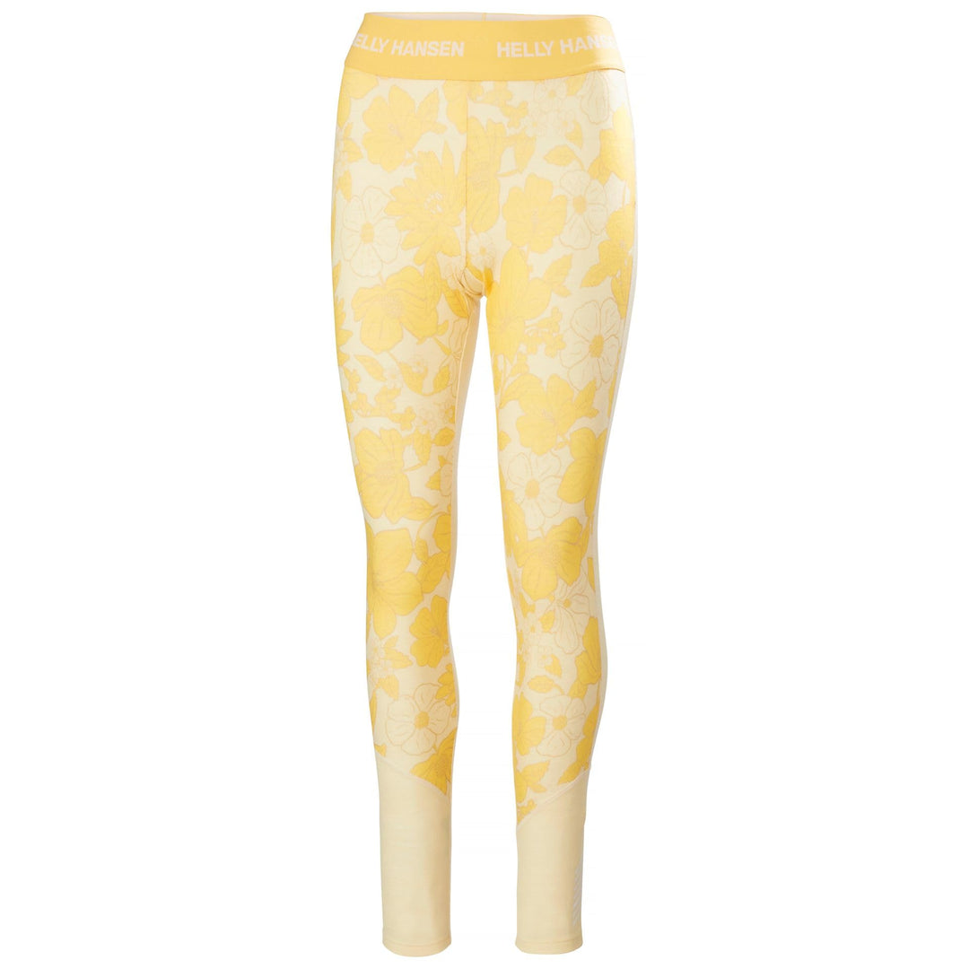 Helly Hansen Damen Pants W Lifa Merino Midw Gra Pant XS Gelb Creme, XS Gelb Creme