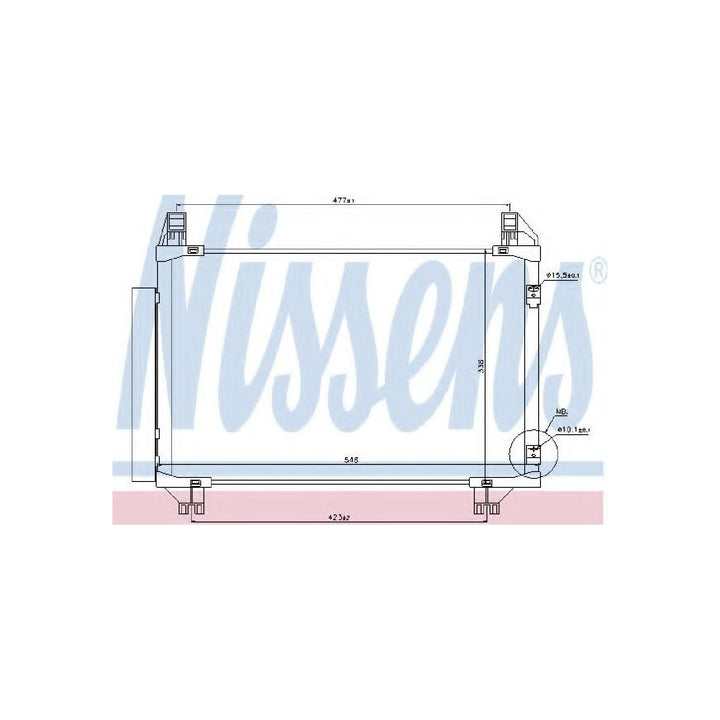 NISSENS 940130 Kondensator, Klimaanlage