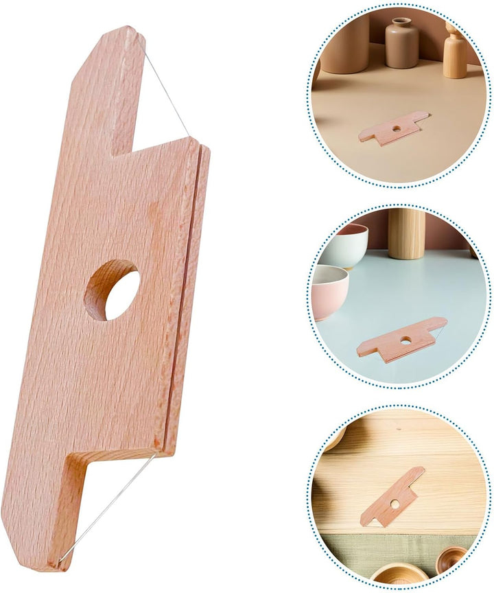 Keramischer Holz-draht Schrägschneider Töpferwerkzeug Ergonomischer Griff Verschleissfest Für Tonmod