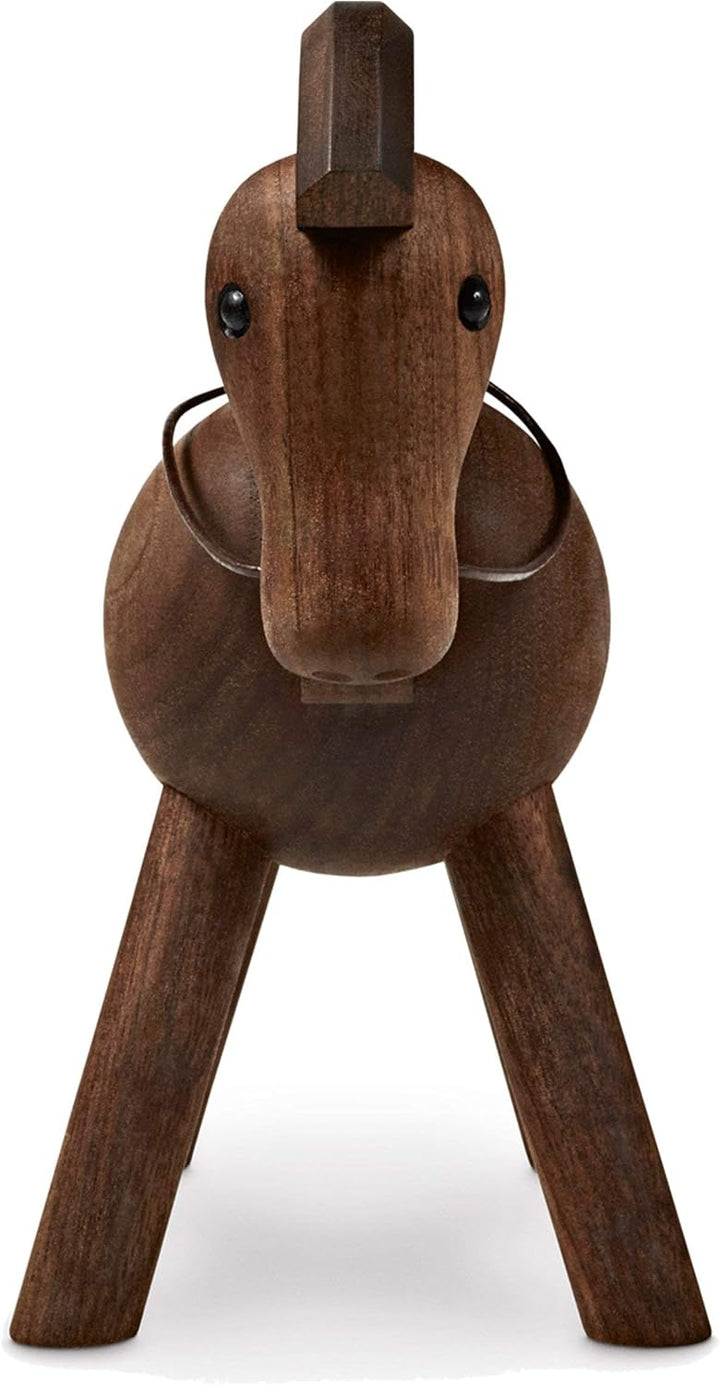 Kay Bojesen Pferd Figuren 14 cm Holzfiguren Weihnachtsdekoration, Holz Walnuss Dunkel, Walnuss Dunke