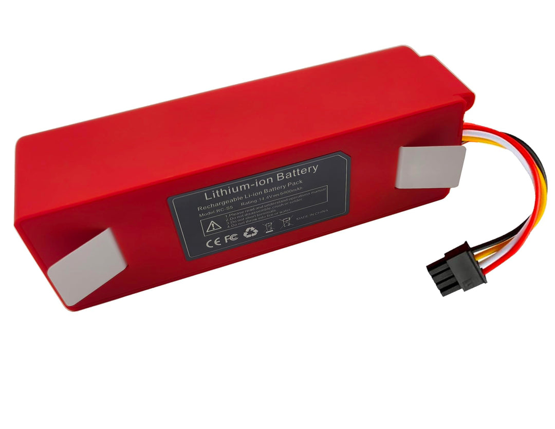6800mAh Li-ion Ersatz Akku für Roborock S7 S6 S5 S50 Max/MaxV/MaxV Ultra/Pure Xiaomi Roboter Staubsa