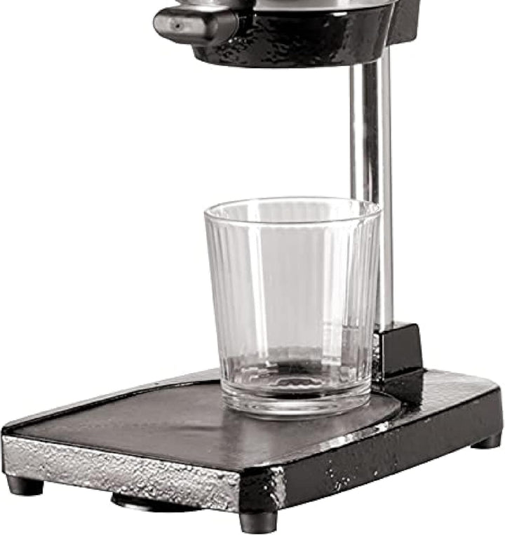 Cilio LIVORNO Granatapfel Presse, Saftpresse Manuell | rostfreier Edelstahl | Schwarz | Profi Frucht