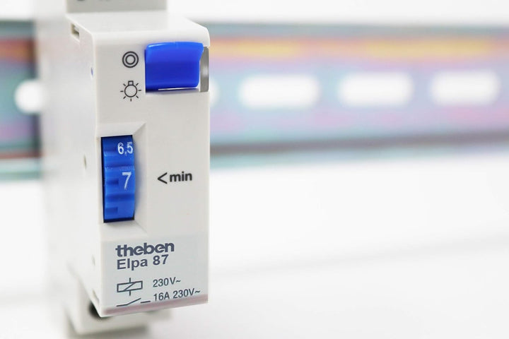 Theben ELPA 87 - Treppenlichtzeitschalter, DIN-Schiene, elektromechanisch, Timer (0870002)
