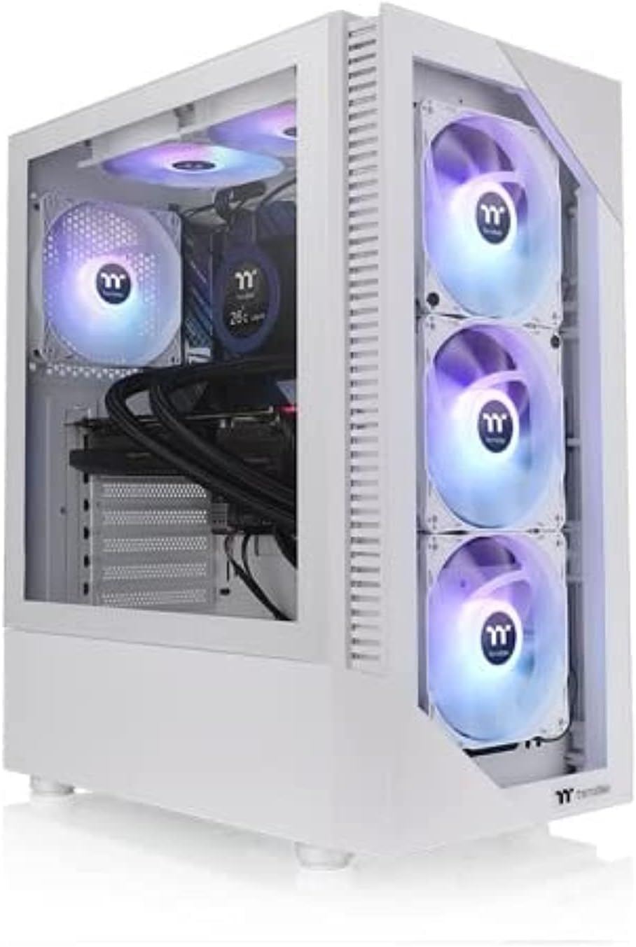 Thermaltake View 200 TG ARGB Snow | ATX Mid Tower Chassis