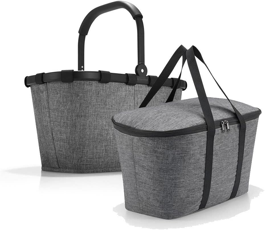 reisenthel, Set aus carrybag BK + coolerbag UH, BKUH, Einkaufskorb mit passender Kühltasche, Twist