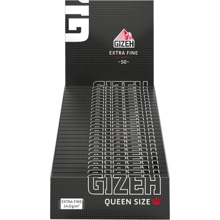 Gizeh Black Queen Size 1 1/4 Format Extra Fine 5 Boxen (125x Booklets)