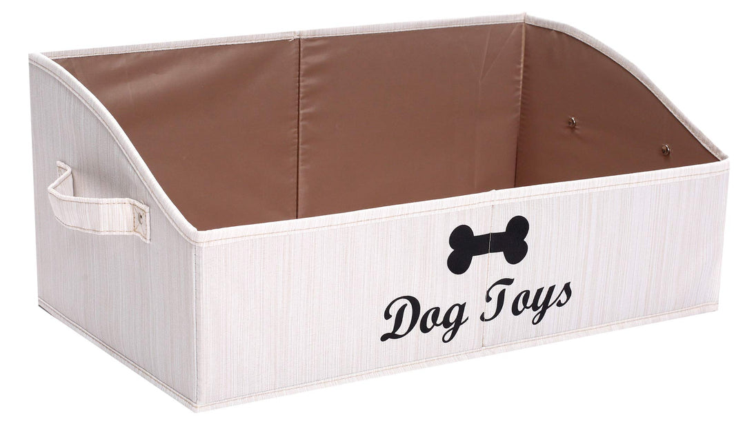 Morezi Heimtierbedarf Aufbewahrungsbox, canvas hunde Spielzeugkiste, faltbare Hundespielzeug Aufbewa