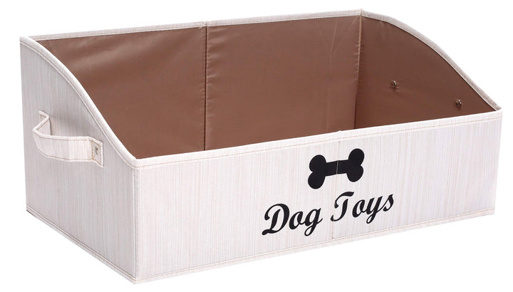 Morezi Heimtierbedarf Aufbewahrungsbox, canvas hunde Spielzeugkiste, faltbare Hundespielzeug Aufbewa
