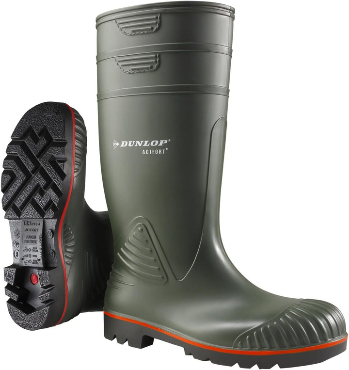 DUNLOP Stiefel Acifort Non-Safety 39 EU Grün, 39 EU Gr&amp;
