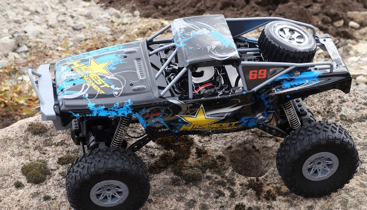Amewi Double Bridge Brushed 1:10 RC Modellauto Elektro Crawler Allradantrieb (4WD) RtR 2,4GHz inkl.,