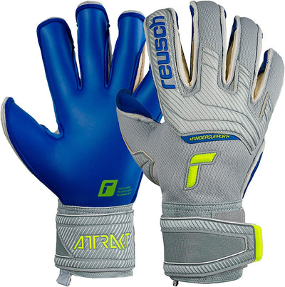 Reusch Attrakt Gold X Evolution Cut Finger Support Unisex Torwarthandschuhe mit Aussennaht Schnitt u