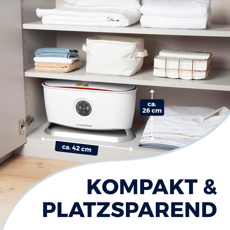 CLEANmaxx Automatischer Hemdenbügler mit Dampffunktion | Trocknet und glättet Hemden & Blusen und er