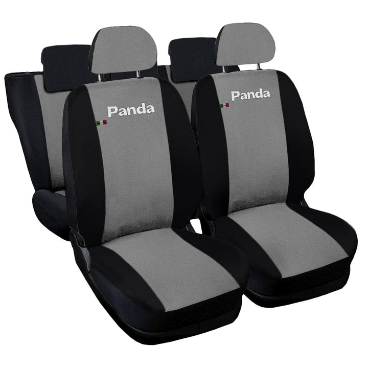Auto Accessori Lupex - Kompatible Autositzbezüge für Panda zweite 169 und dritte 319 Reihe, hellgrau