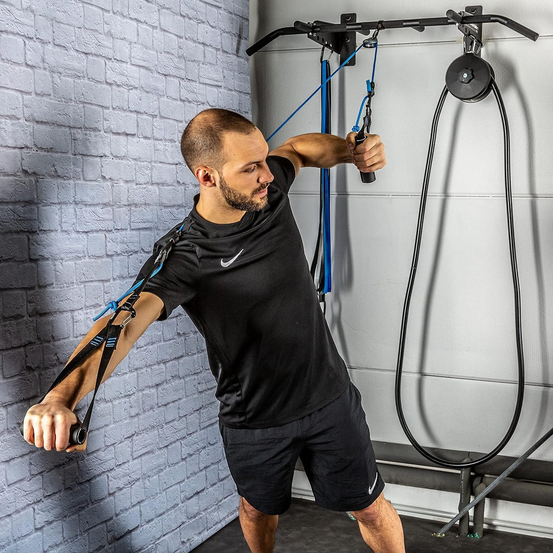 aerobis® Workout Station | Premium Klimmzugstange | Innovative Fitnessgeräte Befestigung + Lagerung