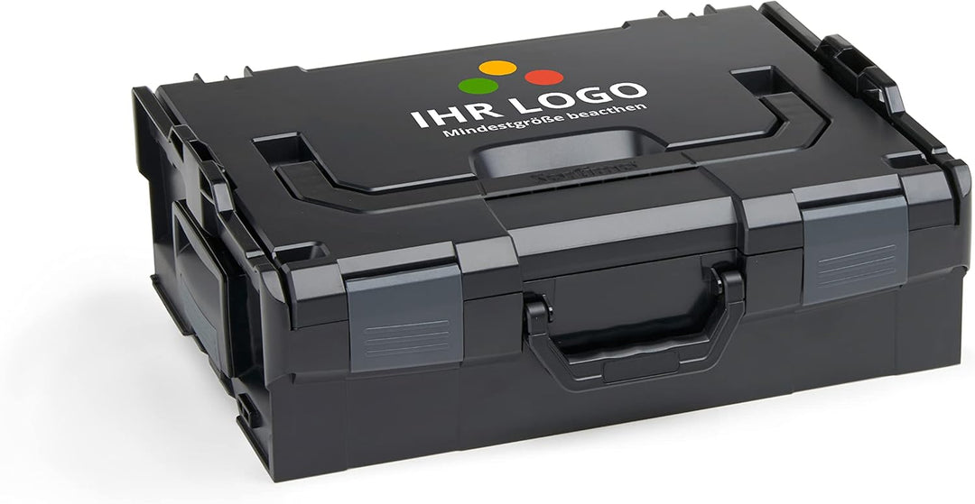 L-BOXX CUSTOM L-BOXX Werkzeugkoffer aus Kunststoff, Grösse 1 bis 4, Schwarz, ohne ihn, Werkzeugkiste