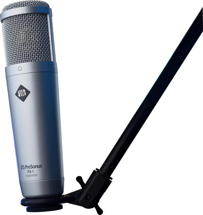 PreSonus PX-1 Grossmembran-Kondensatormikrofon für Aufnahme, Podcasting und Streaming, inklusive Hal