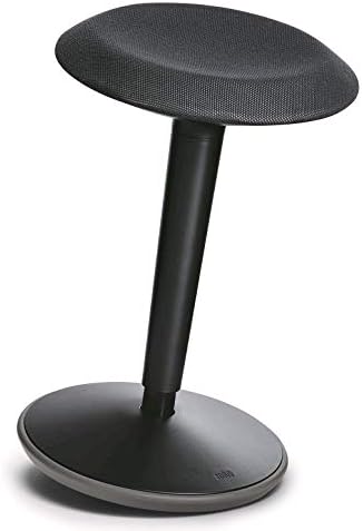 Sedus se:fit, Ergonomischer Hocker, Stehhocker, Stehsitz, Stehhilfe, Schwarz, Kunststoff, Gummifuss,