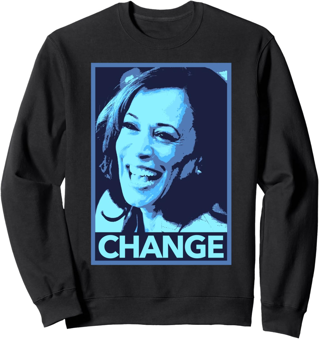Kamala Change (blue) Sweatshirt