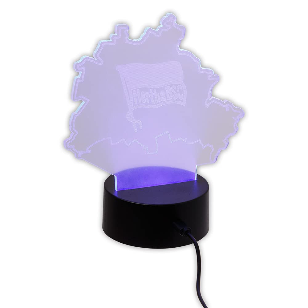 Hertha BSC Berlin LED Lampe Licht Karte Berlin