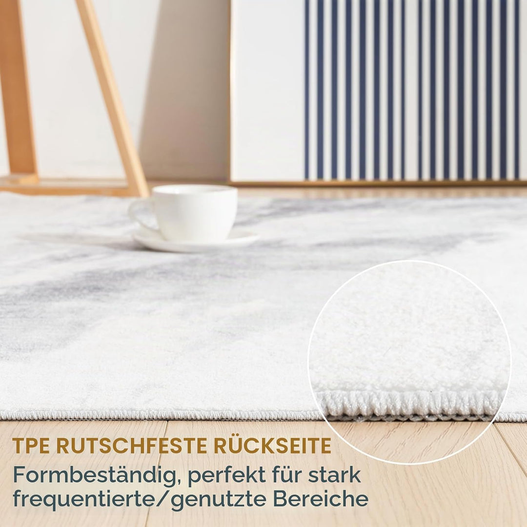 Vamcheer Teppich Wohnzimmer Kurzflor Moderner - Schlafzimmer Teppich Flauschiger,Waschbar Teppich de
