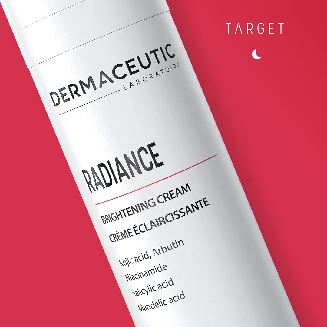 Dermaceutic Radiance - Aufhellende Creme mit Kojisäure, Arbutin, Niacinamid, Salicyl- und Mandelsäur
